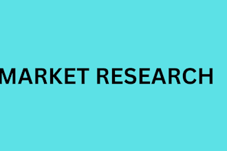 conduct market research, market analysis, and competitor analysis