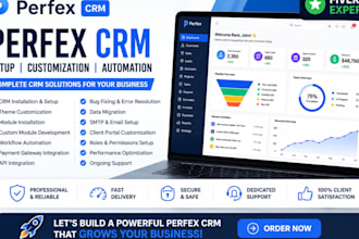 install, customize, fix, migrate, and optimize perfex CRM professionally