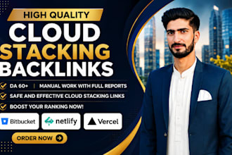 create powerful cloud stacking backlinks for local SEO
