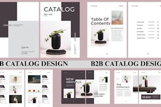 design luxury b2b product fashion clothing apparel catalog flip book design