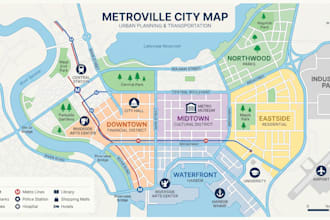 interactive map for website, business and tourism