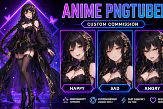 design a custom pngtuber character for content creators and streamers