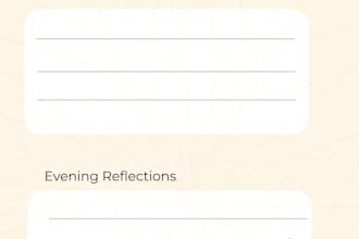 design premium aesthetic canva ebook, planner, or worksheet