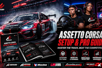 design realistic assetto corsa car liveries, skins and sim racing graphics