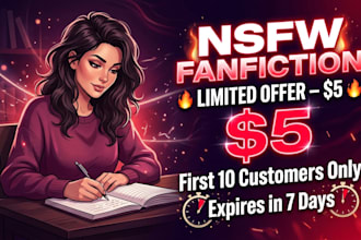 write nsfw fanfiction, erotic fanfic, custom adult story