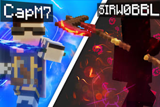 design premium minecraft thumbnails for youtube