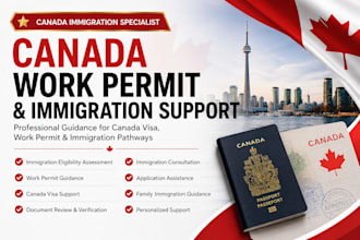 offer a job offer, work permit, canada visa aid, and full immigration support