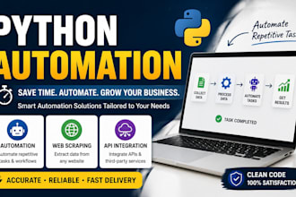 develop python automation scripts and tools