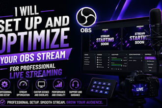 set up and optimize your obs stream for professional live streaming
