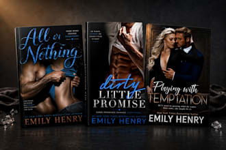 design erotic romance book cover for amazon KDP