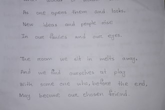create neat and beautiful handwritten notes in english