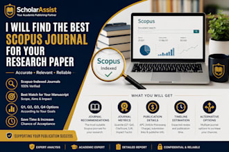 find the best scopus journal for your manuscript