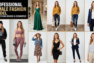cloth model for fashion brands, ai fashion, product photography, apparel, ads