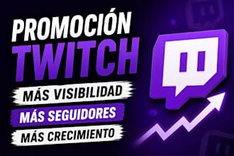 promociona tu canal de twitch y aumenta el número de espectadores en directo