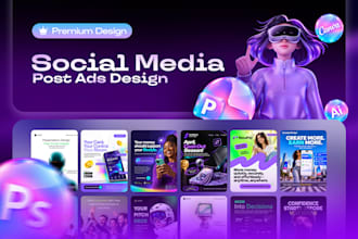design social media post, instagram post, pinterest or facebook post designer