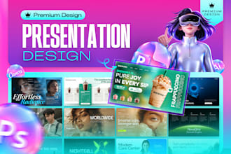 design an investor pitch deck for startups and fundraising