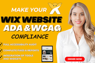 audit optimize wix website ada compliance wcag accessibility wix studio website