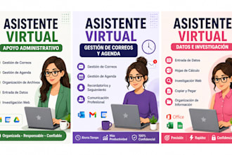 be your virtual assistant for admin support email management and data entry