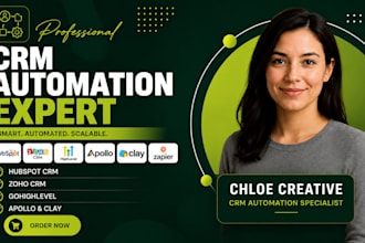 setup crm automation with hubspot zoho gohighlevel apollo clay and zapier