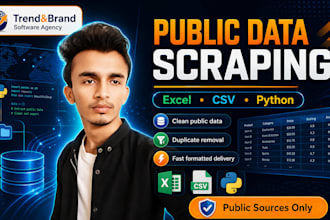 build a custom data scraping tool for public website data