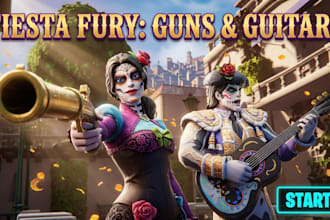 design high CTR 3d fortnite uefn map thumbnails that attract more players