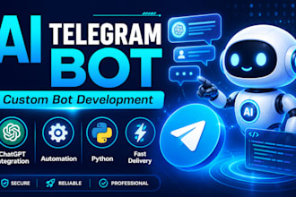 develop a telegram bot with ai