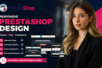 design responsive prestashop fashion website for clothing and boutique stores