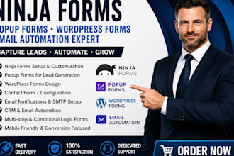 create fix ninja forms popup form worpress forms formidableform email automation