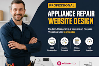 design an appliance repair website for your local business