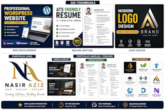 create ats friendly professional resume, CV and linkedin profile