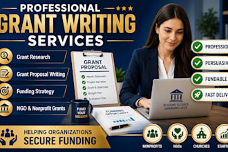 write professional grant proposal for nonprofits and ngos