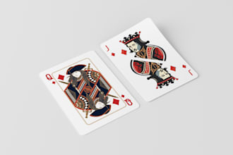 design stunning custom playing cards for you