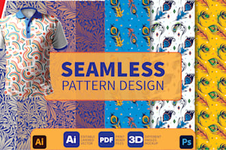 design a seamless repeat pattern design