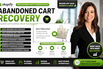 setup shopify abandoned cart recovery to increase your sales