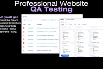 test your mobile app and provide a professional QA report