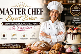 bake delicious custom cakes, pastries, and artisan desserts