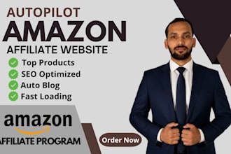 create autopilot amazon affiliate marketing website with clickbank