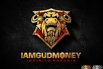 design vintage bull logo