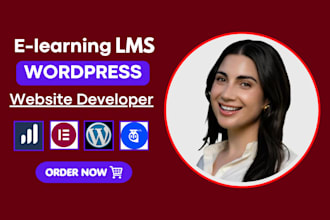 build professional lms website using learndash