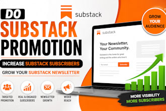do substack promotion increase substack subscribers, substack newsletter