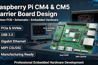 design raspberry pi cm4 cm5 carrier board pcb and compute module hardware