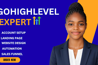 setup ghl website ghl landing page and automation