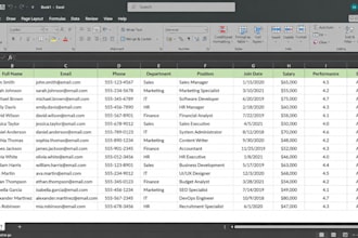 do microsoft excel data entry