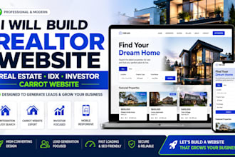 build realtor website real estate idx website realtor investor carrot website
