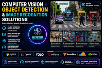 develop computer vision object detection and image recognition solutions