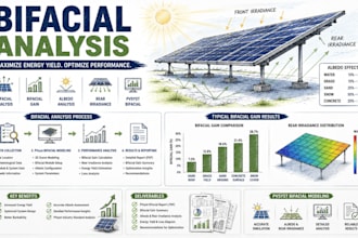 bifacial analysis bifacial gain albedo analysis rear irradiance pvsyst bifacial