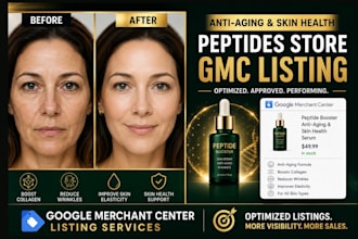 setup and optimize gmc for anti aging and skin health peptides