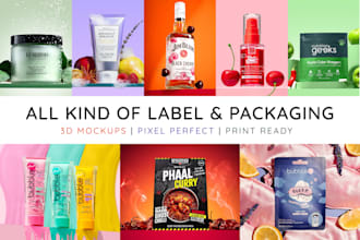 design professional packaging or product label design