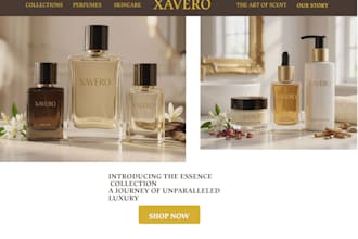 design professional website hero section or landing page UI