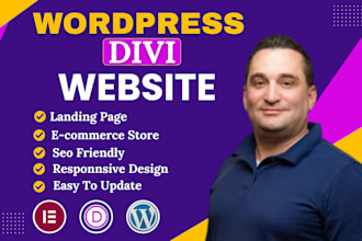 build a responsive wordpress divi website as a divi expert using divi builder